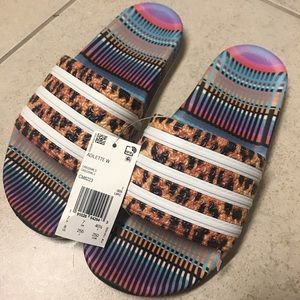 Adidas x The FARM Company Adilette Sandal Slides